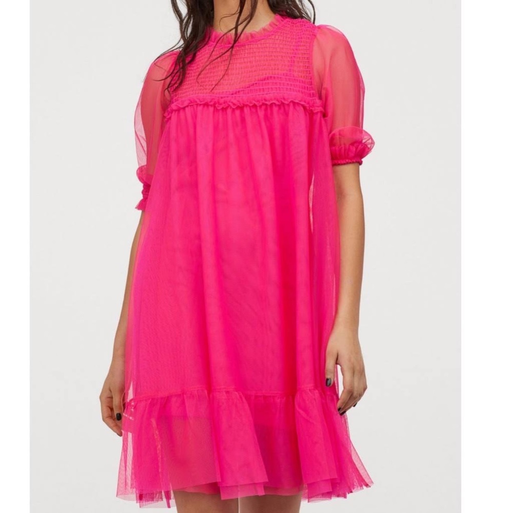 Smock baby doll dress